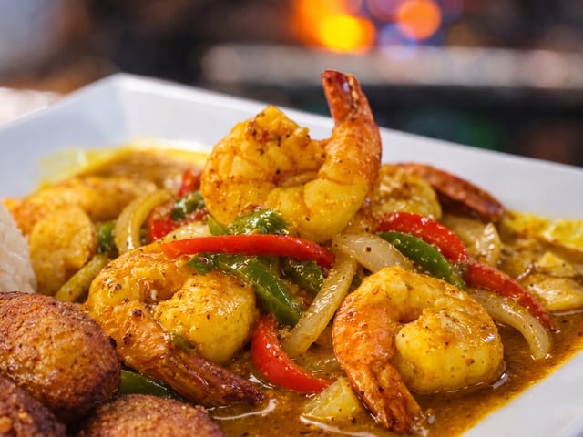 Curry Shrimp Lunch.