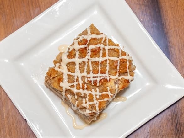 White Chocolate Bread Pudding.
