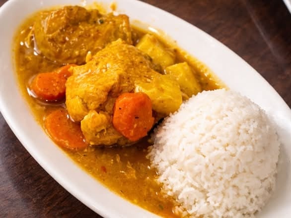 Jerk or Curry Chicken.